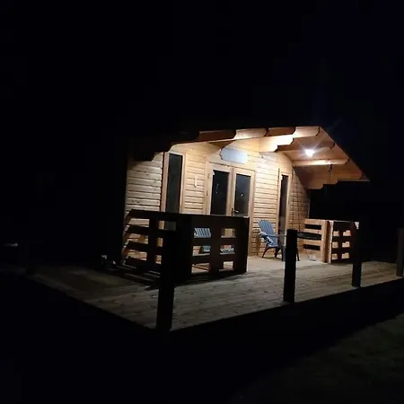 Luxury Log Cabin With Wood Fired Hot Tub Moville Extérieur photo